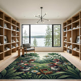 Whimsical Mice Clover Treasure Hunt Rug