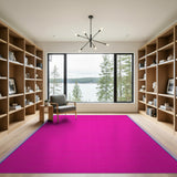 Vibrant Pink Dotted Texture Area Rug