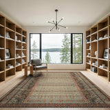 Intricate Multi-Color Geometric Area Rug