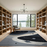 Cosmic Galaxy Geometric Area Rug
