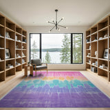 Rainbow Tie-Dye Area Rug