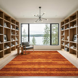Southwestern Orange Southwestern Orange Geometric Area Rug