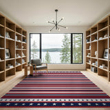 Patriotic Stars and Stripes Area Rug