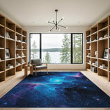 Cosmic Nebula Vortex Area Rug