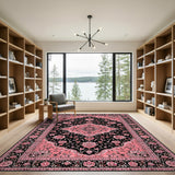 Pink Floral Vintage No. 10 Area Rug