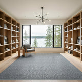 Grey Pebbled Texture Area Rug