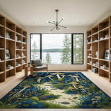 Enchanted Mushroom Forest Path Rug