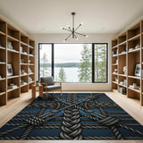 Nautical Braided Rope Net Area Rug