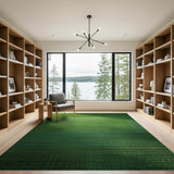 Lush Green Abstract Textured Area Rug