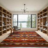 Southwestern Geometric Navajo-Inspired Area Rug