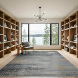 Grey Modern Grey Abstract Geometric Area Rug