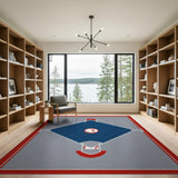 Baseball Diamond Field Area Rug