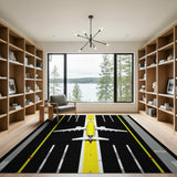 Airplane Runway Jet Area Rug