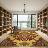Ornate Persian Mandala Area Rug