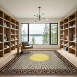 Ornate Sunburst Medallion Rug