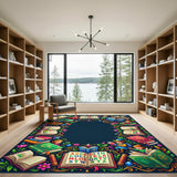 Enchanted Alphabet Kids Cartoon Area Rug