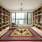 Tribal Eagle Heritage Area Rug