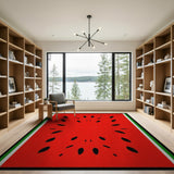 Fruit Pattern Watermelon Slice Fruit Pattern Area Rug