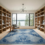 Indigo Blue Persian Area Rug