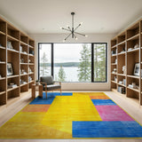 Geometric Modern Bold Multi-Color Geometric Area Rug