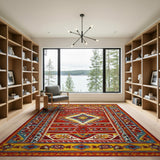 Bold Southwestern Diamond Motif Area Rug