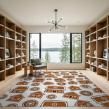 Whimsical Gingerbread Houses Cookies Rug