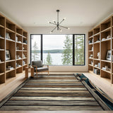 Weathered Coastal Pier Plank Rug