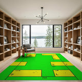 Fun Green Alphabet Kids Learning Rug