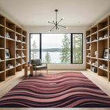 Tribal Serpent Wave Area Rug