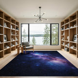 Ethereal Nebula Galaxy Area Rug