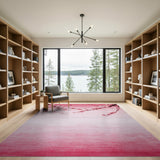 Cherry Blossom Pink Watercolor Area Rug