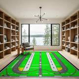 Kids Race Track Play Area Rug