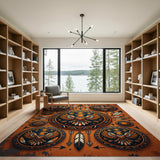 Fiery Eagle Heritage Tribal Area Rug