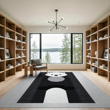 Cute Pixel Polar Bear Area Rug