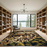 Southwestern Cliff Dwellings Area Rug