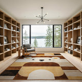 Cute Geometric Bear Area Rug