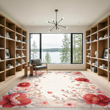 Pink Floral Vintage No. 20 Area Rug