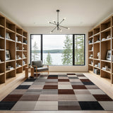 Geometric Modern Modern Geometric Patchwork Area Rug