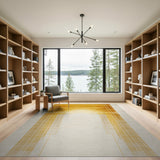 Golden Arch Geometric Area Rug