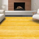 Ultra Soft Area Rug, Non Slip, Stain Resistant, Washable Area Rugs for Living Room, Bedroom, Modern Minimalist Solid Hue(Gold)