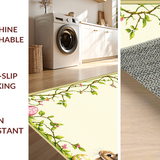 Festive Colorful Rabbit Illustration(Beige)