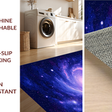Ultra Soft Area Rug, Non Slip, Stain Resistant, Washable Area Rugs for Living Room, Bedroom, Charming Space Odyssey Imagery(Purple)