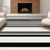 Timeless Contrast Linear Weave Farmhouse Inspired Home Accent(Beige)
