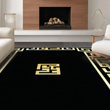 Striking Vintage Geometric Appeal(Black)
