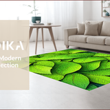 Ultra Soft Area Rug, Non Slip, Stain Resistant, Washable Area Rugs for Living Room, Bedroom, Botanical Green Monstera Leaf Bathroom Non Slip Rug(Green)
