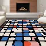 Elegant Black and White Statement(Blue)