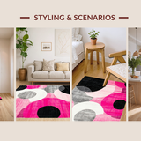 Elegant Abstract Wavy(Pink)