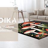 Lush Black and White Blossom Theme(Red)