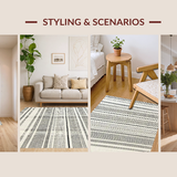 Chic Monochrome Striped Design(Beige)