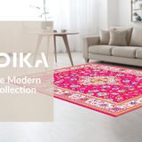 Luxe Pink Toned Geometric Motif(Pink)